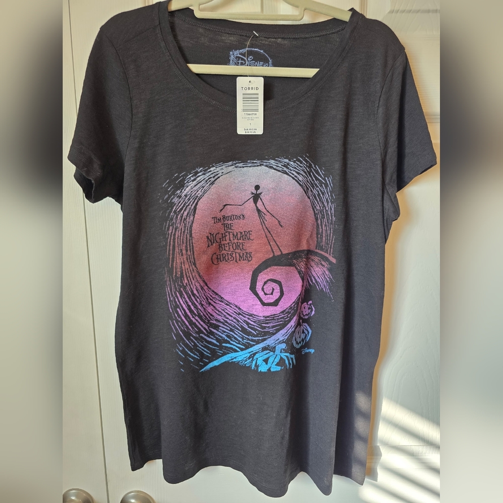 NWT Torrid Size 1 Nightmare Before Christmas Graphic Tee